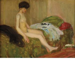 Seated Nude by Frederick Carl Frieseke