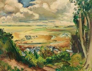 Paysage
Huile Sur Toile by Emile-Othon Friesz
