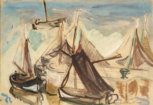 Barques De Peche Au Port