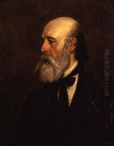 Portrait of the artist Paul Falconer Poole (1807-79) by James Dawson Watson