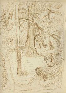 Vegetation Mediterraneenne by Emile-Othon Friesz