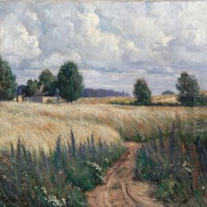Field Landscape by Achton Friis