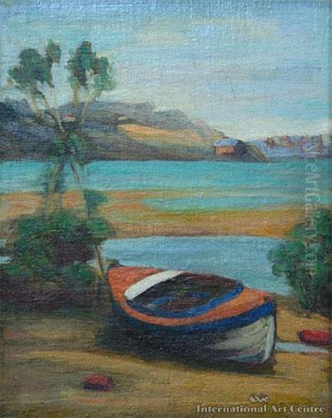 Boat In Estuary - view 1