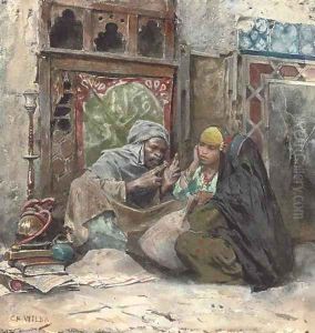 The story teller by Charles Wilda