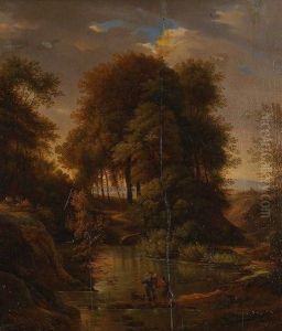 Tobie Et L'ange by Carl Ludwig Frommel