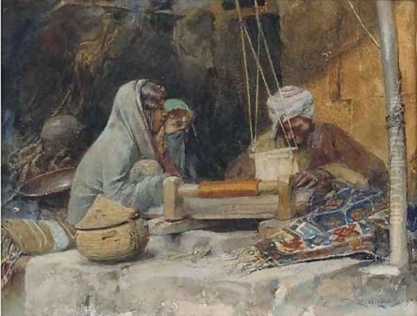 The carpet weaver - view 1