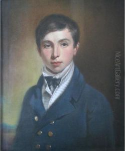 Portraits Of Three Men Of The Pearse Family