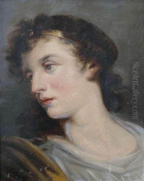 Kopfstudie Eines Antiken Junglings Mit Haarreif, Moglicherweise Alexander Der Grose - view 1