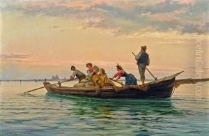 Fischer Vor Venedig by Pietro Gabrini