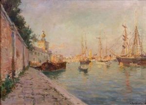 Vue De Venise by Julien Gustave Gagliardini