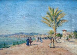 Paseo Sobre La Riviera by Julien Gustave Gagliardini