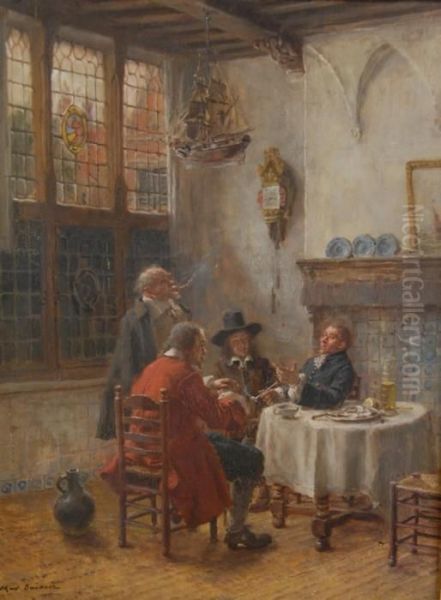Gentleman Conversing - view 1
