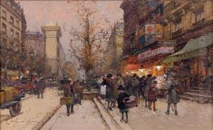 La Porte Saint-martin En Automne