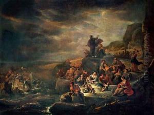 The Passage of the Red Sea by Jacob Willemsz de Wet the Elder