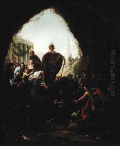 Daniel Killing the Dragon of Baal