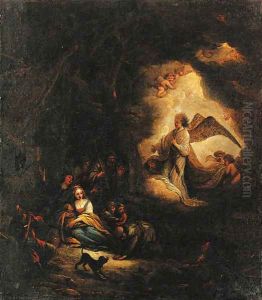 The Annunciation to the Shepherds by Jacob Willemsz de Wet the Elder