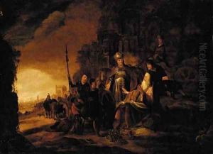 Joseph's brothers presenting his coat to Jacob by Jacob Willemsz de Wet the Elder