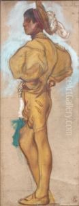 Etude De Personnages De La Renaissance by Pierre Victor Galland