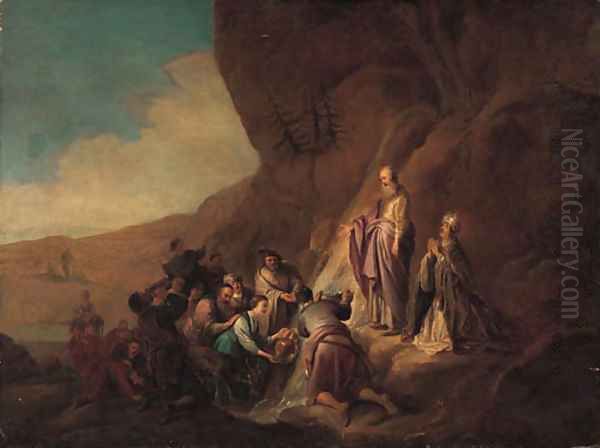 Moses Striking the Rock - view 1