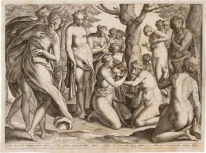 La Nascita Di Adone by Philip Galle