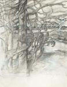 Winter Picture by Akseli Valdemar Gallen-Kallela