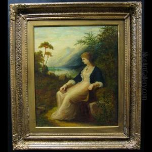 Seated Woman by Luigi Mauro Galli