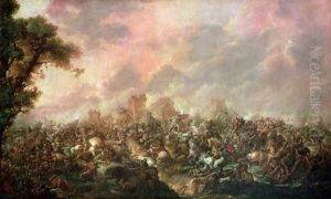 The Defeat of Darius (339-330 BC) by Alexander the Great (356-323 BC) 331 BC by Francois Louis Joseph Watteau