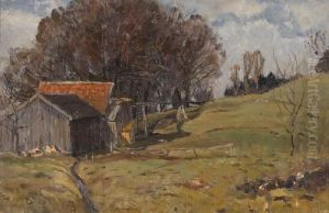 Herbstlandschaft Am Waldrand Herbstlandschaft Am Waldrand