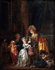 St. Nicholass Day by Francois Louis Joseph Watteau