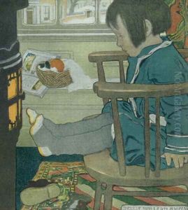 Wet Feet, 1902 by Jessie Wilcox-Smith