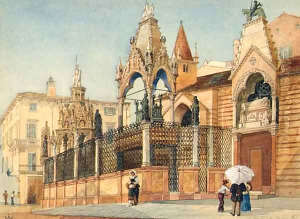The Tombs Of Can Grande Della Scala, Verona - view 1