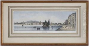 Vue De La Ville De Geneve by Robert Gardelle