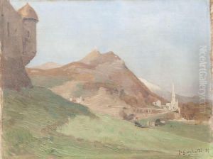 Vue De Lourdes by Joseph Garibaldi