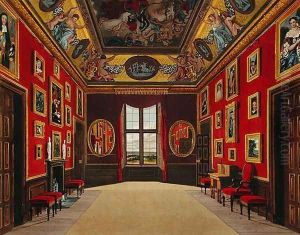 The Kings Closet, Windsor Castle, from Royal Residences, engraved by William James Bennett (1769-1844), published by William Henry Pyne (1769-1843), 1816 by Charles Wild