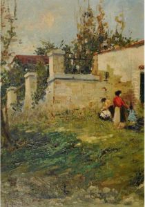 Giochi In Cortile" by Giuseppe Garzolini