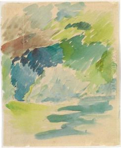 Martinique, Etude De Paysage by Paul Gauguin