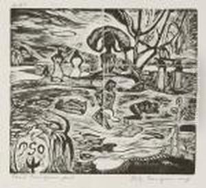Mahana Atua - Le Jour De Dieu by Paul Gauguin