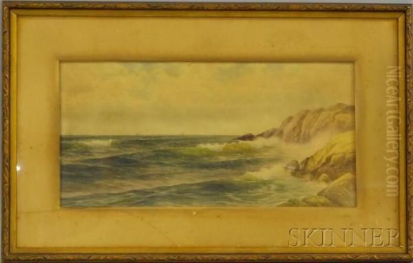 Crashing Waves Along A Rocky Coast - view 1