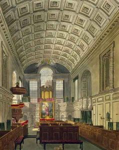 The German Chapel, St. James's Palace, from 'The History of the Royal Residences', engraved by Daniel Havell (1785-1826), by William Henry Pyne (1769-1843), 181 by Charles Wild