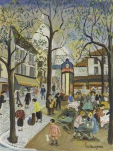 Rue Montmartre by Lucien Genin