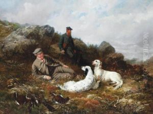 A Rest From The Shoot by George Earl