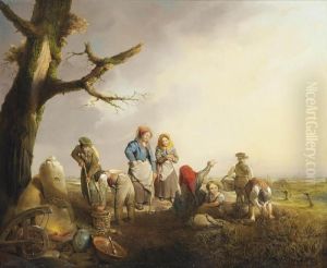 The Potato Pickers by Friedrich Otto Georgi