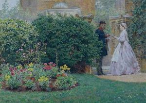 My Front Garden, 1864 by Frederick Walker