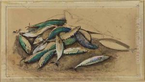 Pile of Herrings by Frederick Walker