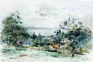 Honfleur, Vu De Chez Voisard Margerie by Paul-Elie Gernez