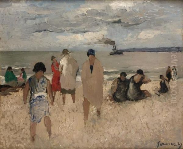 La Plage De Trouville - view 1