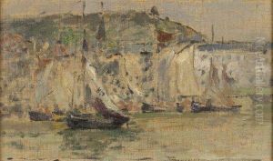 Voiliers Au Port by Paul-Elie Gernez
