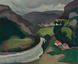Vue De Saint-claude by Paul-Elie Gernez