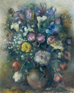 Bouquet De Fleurs by Paul-Elie Gernez