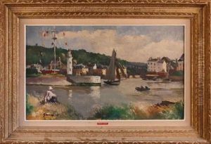 Entree Du Port A Honfleur